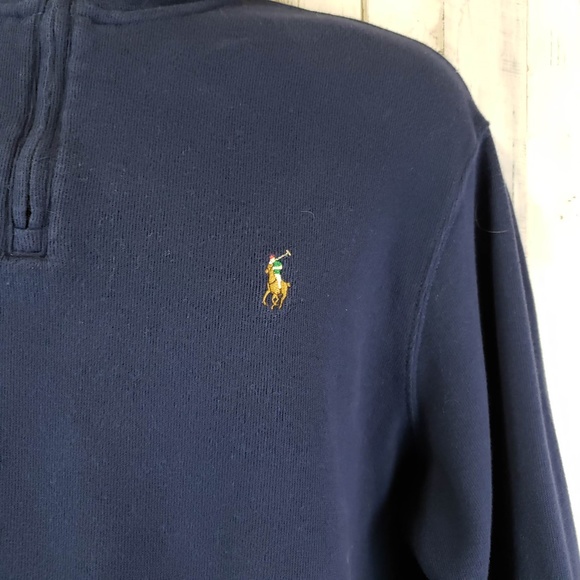 Polo Ralph Lauren Mens 1/4 Zip Pullover Shirt L - Picture 3 of 6